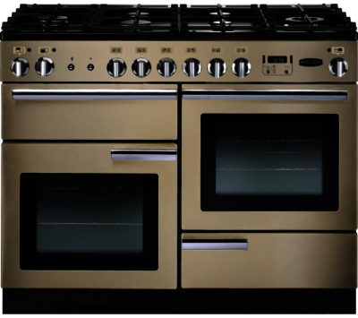 RANGEMASTER  Professional 110 Dual Fuel Range Cooker - Cream & Chrome
